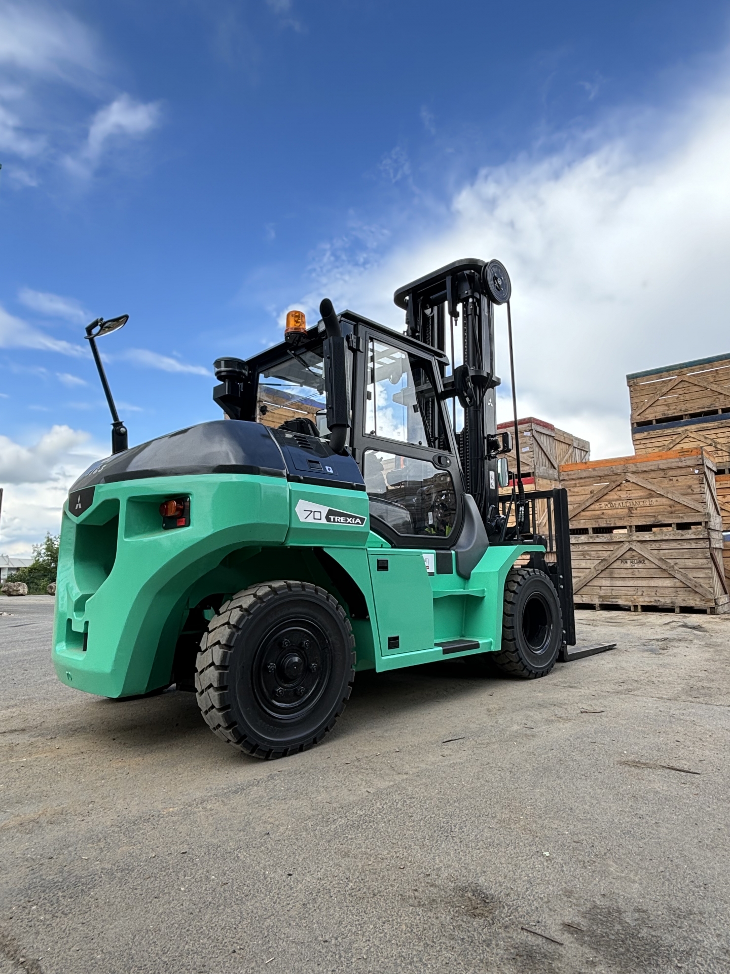 Livraison d'un chariot élévateur 7 tonnes diesel
