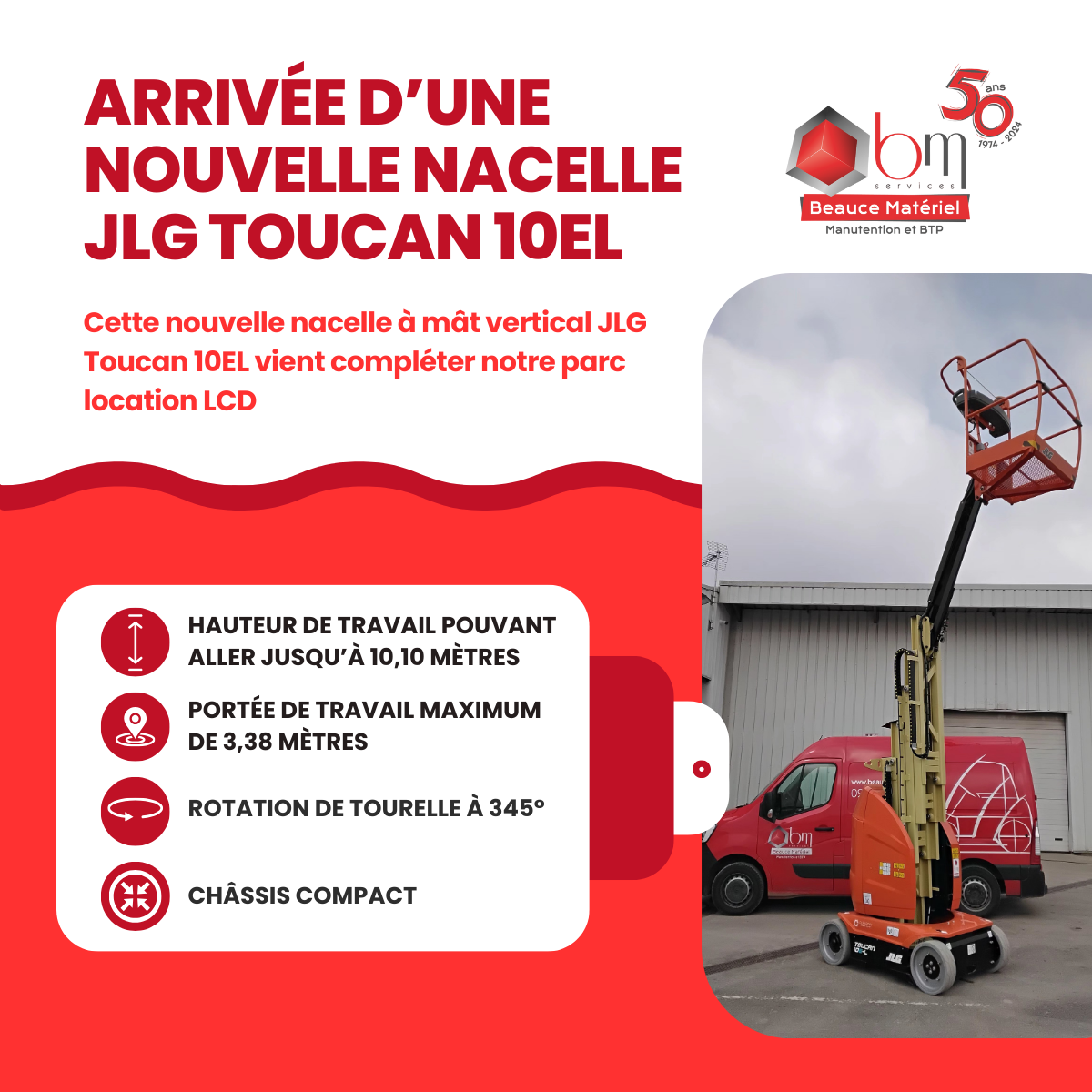arrivee nacelle jlg