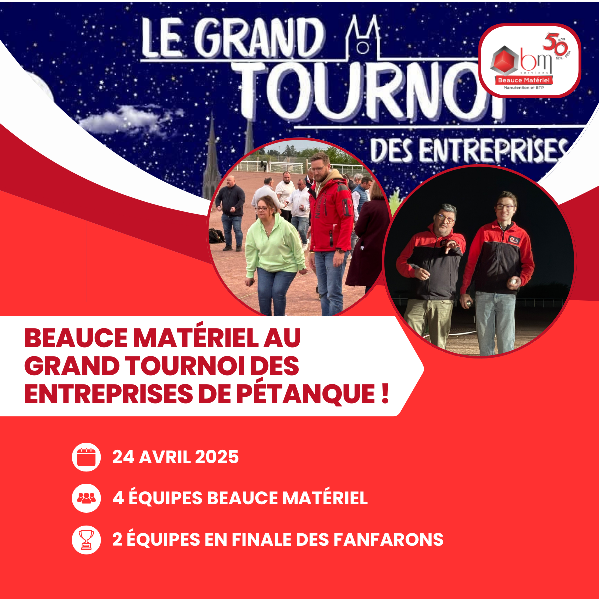 Tournoi de pétanque Beauce Matériel 01
