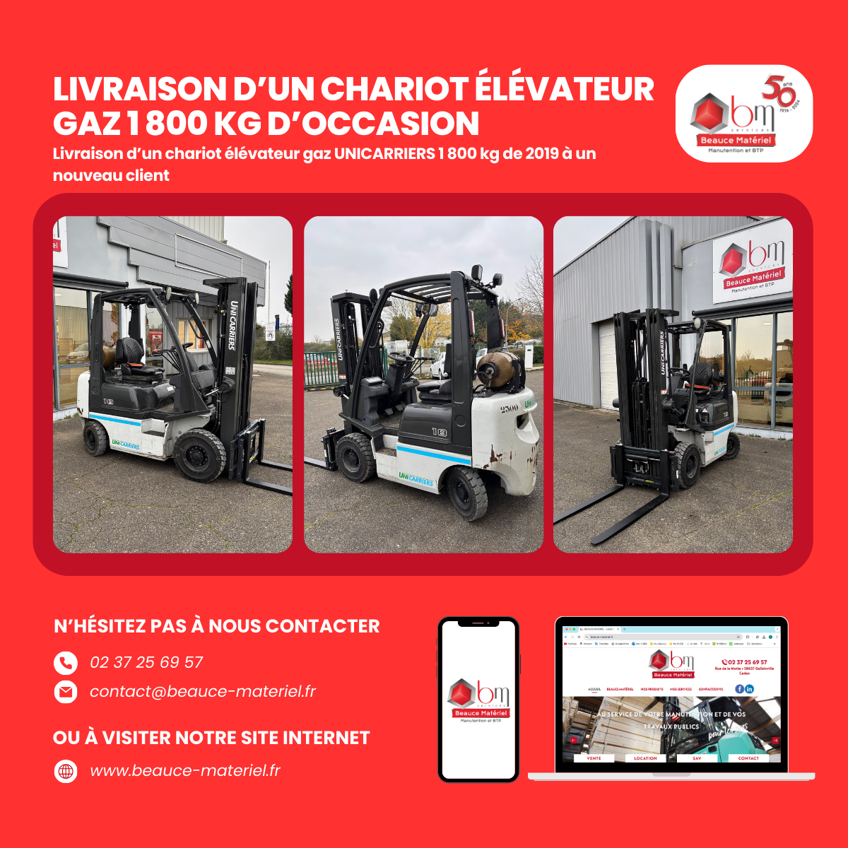 livraison chariot occasion