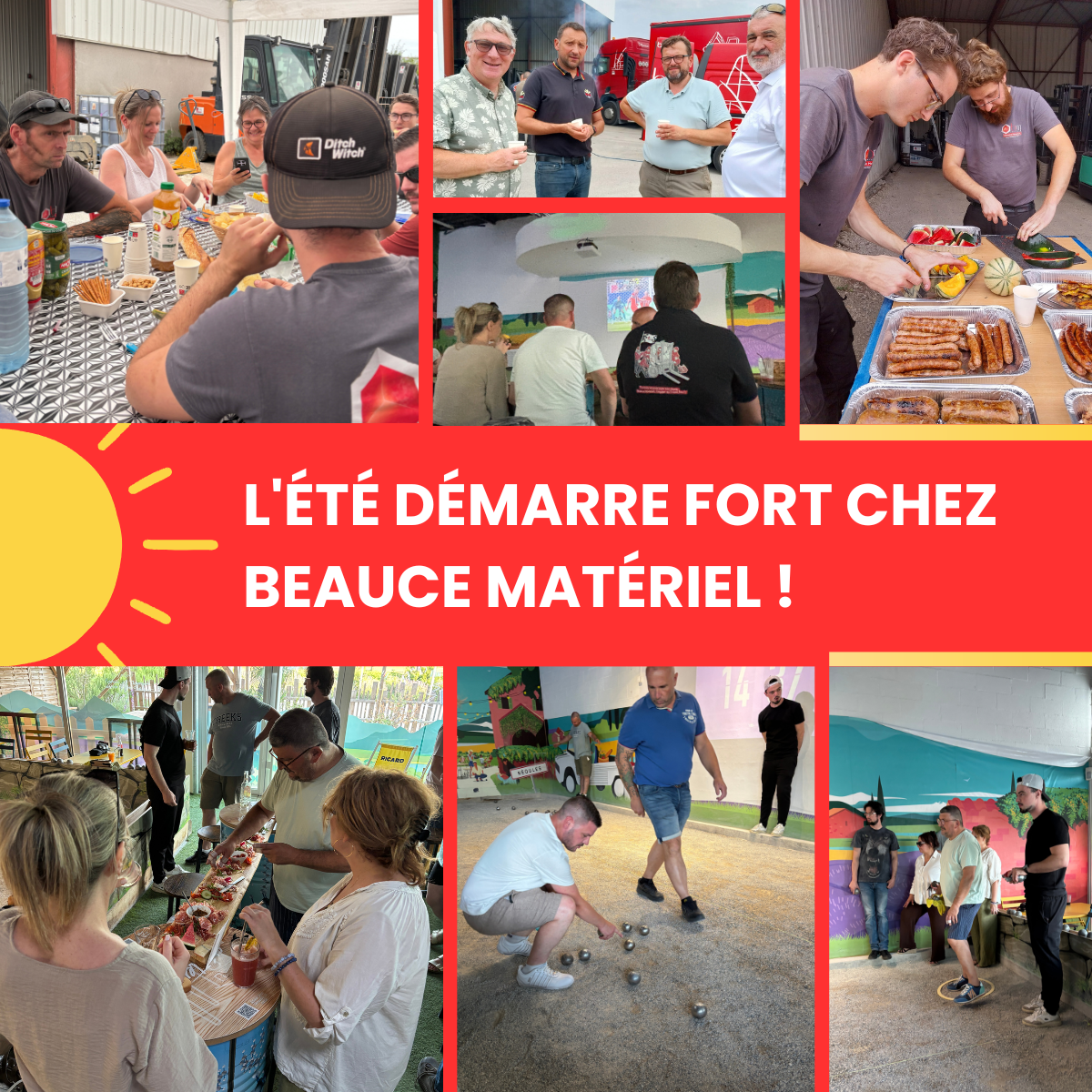 barbecue esprit d equipe bonne ambiance