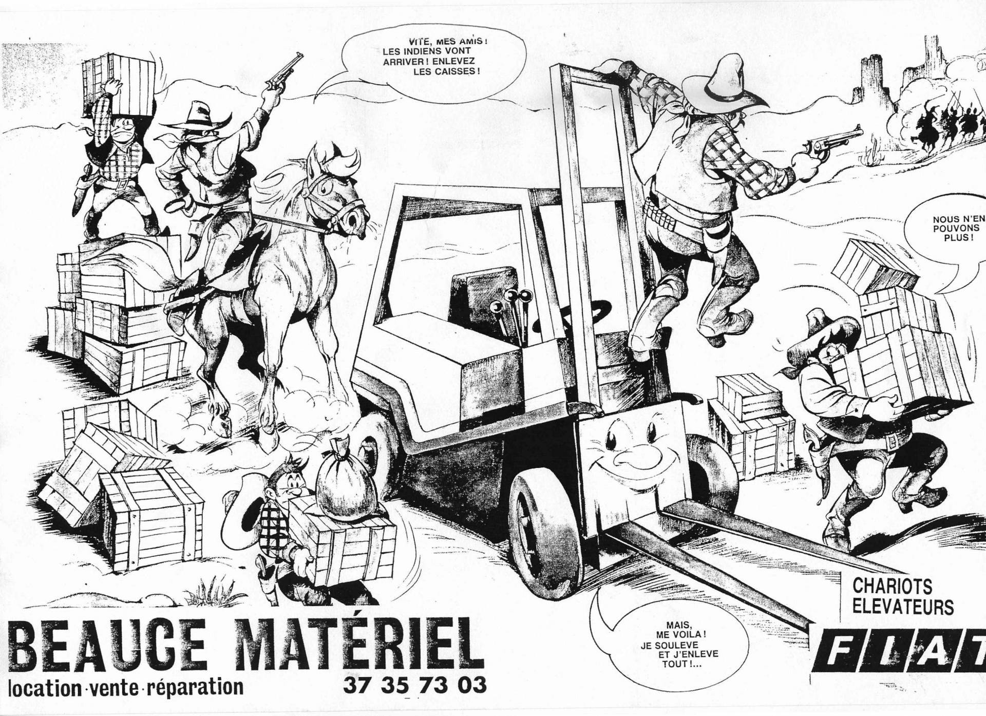 2022-BEAUCE-MATERIEL-entreprise-location-vente-reparation-chariot-elevateur-dessin-cowboys